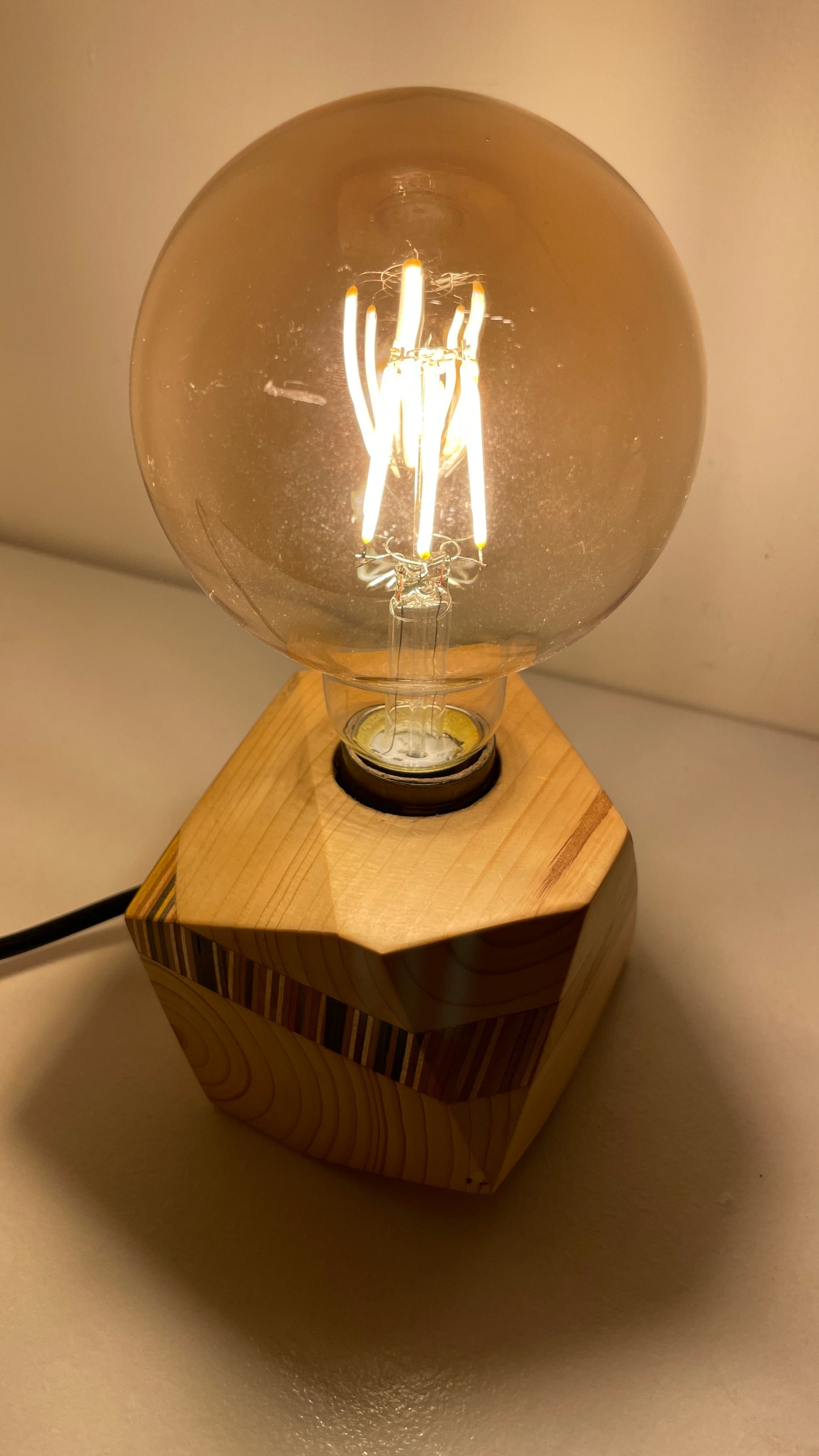 Geometric bulb lamp holder幾何復古燈泡式桌燈