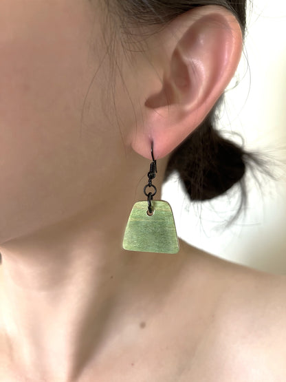 simple color dangle earrings 單色吊墜耳環