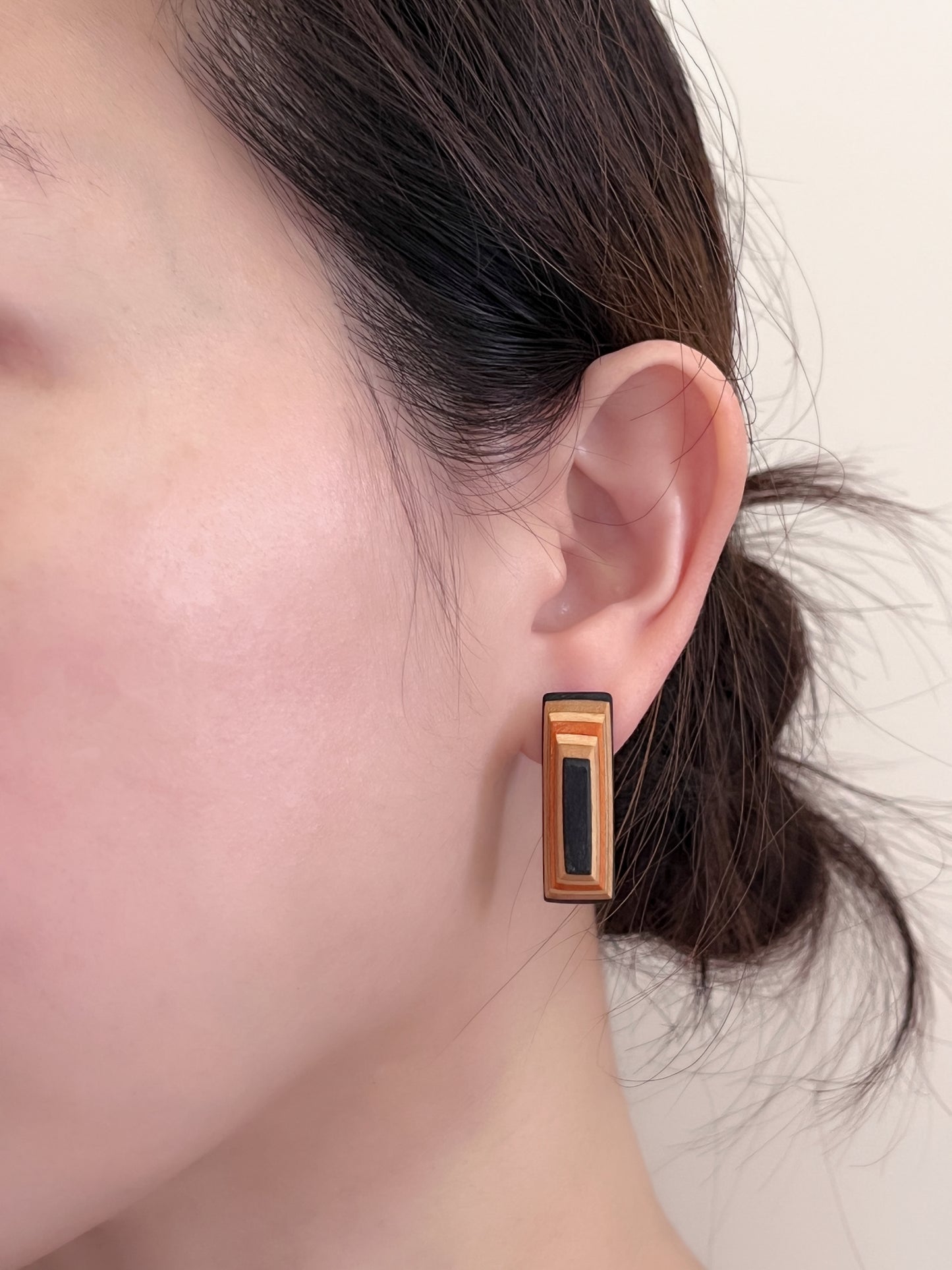 stereoscopic geometric earrings 立體幾何耳環