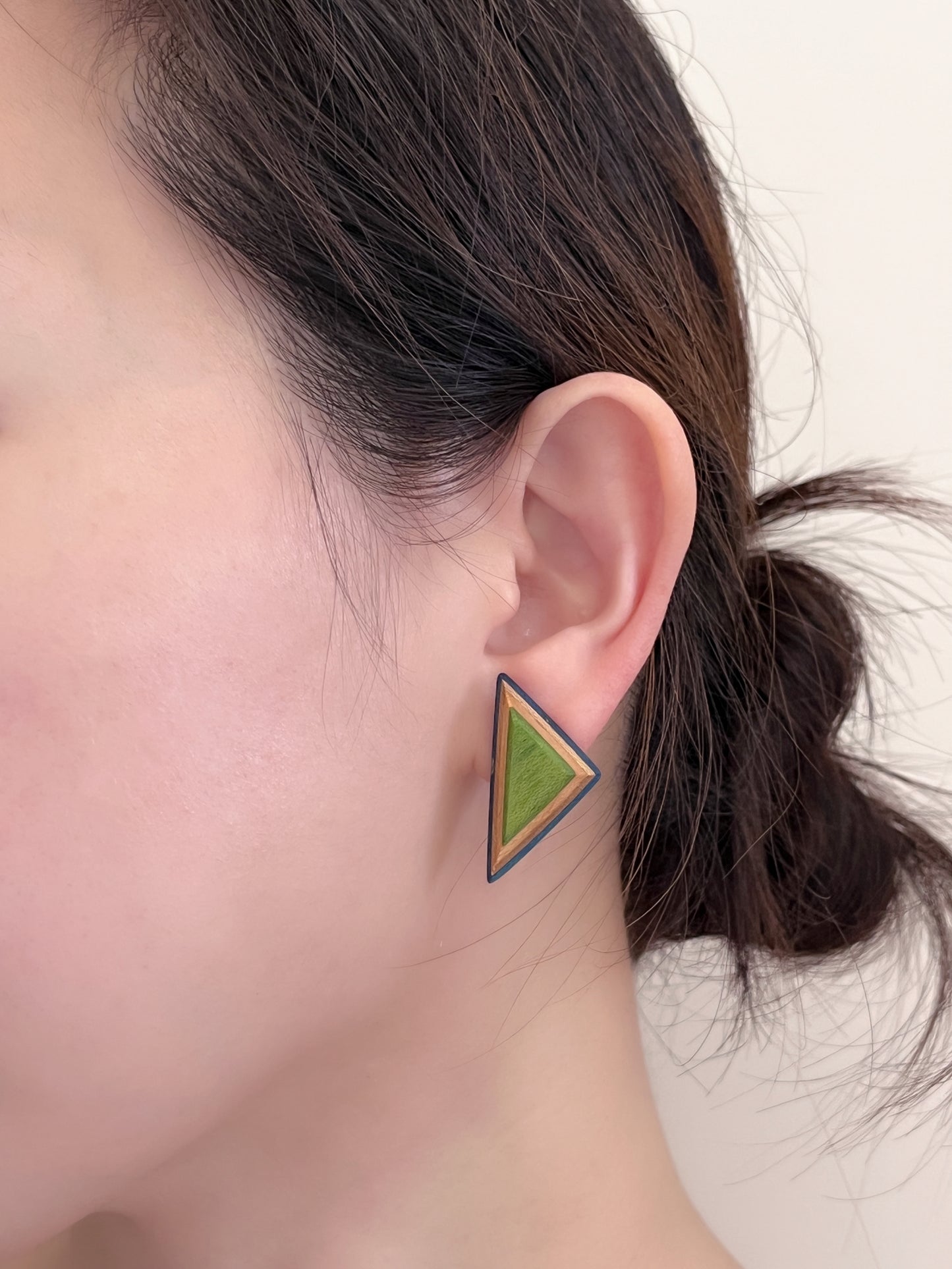 stereoscopic geometric earrings 立體幾何耳環