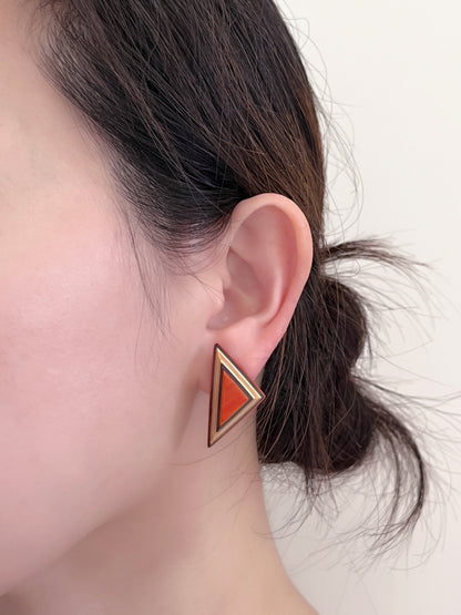 stereoscopic geometric earrings 立體幾何耳環