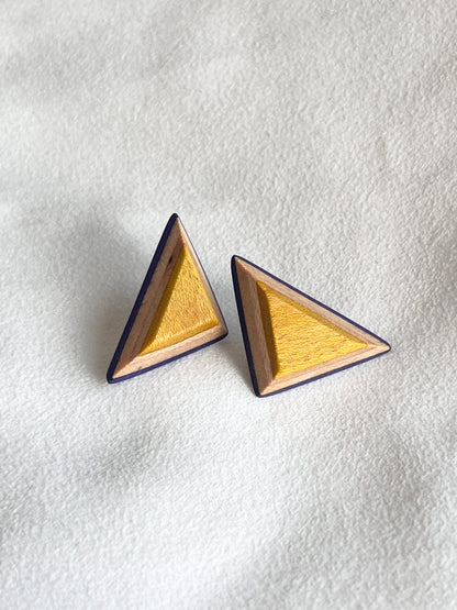 stereoscopic geometric earrings 立體幾何耳環