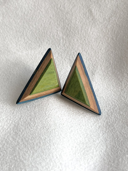 stereoscopic geometric earrings 立體幾何耳環