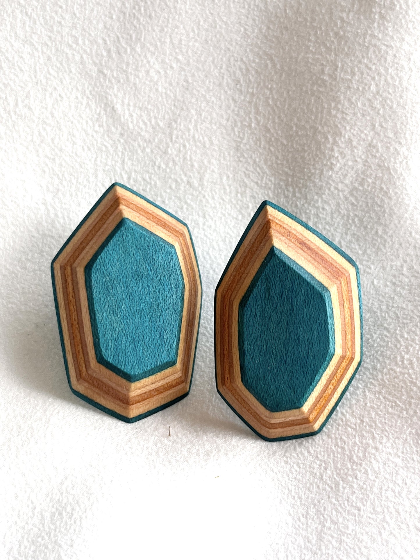 stereoscopic geometric earrings 立體幾何耳環